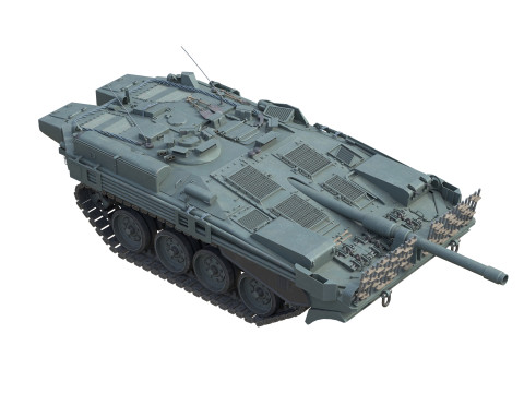 Stridsvagn 103 Main Battle Tank Modello 3D