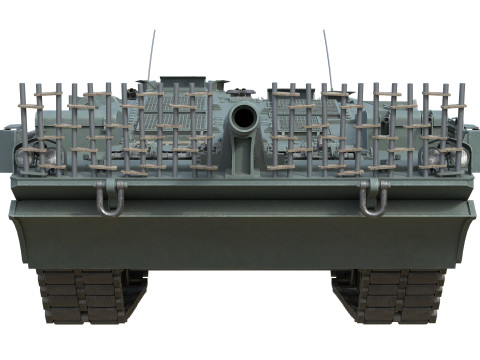 Stridsvagn 103 Main Battle Tank Modello 3D