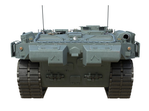 Stridsvagn 103 Main Battle Tank Modello 3D