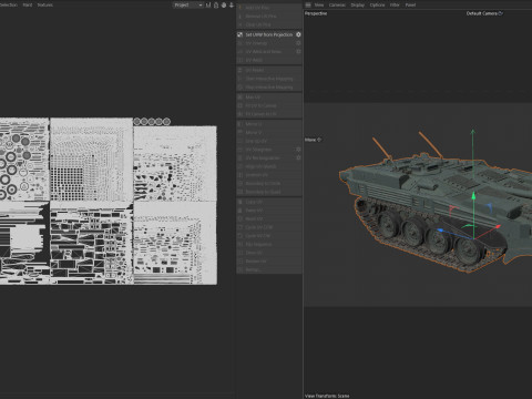 Stridsvagn 103 Main Battle Tank Modello 3D