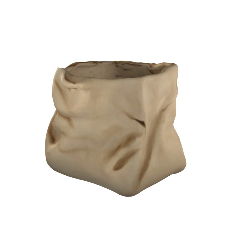 Bakery paper bag 3D Model .c4d .max .obj .3ds .fbx .stl .blend