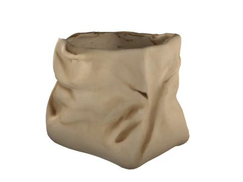 Bakkerij papieren zak 3D Model