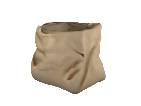 Bakery paper bag 3D Model