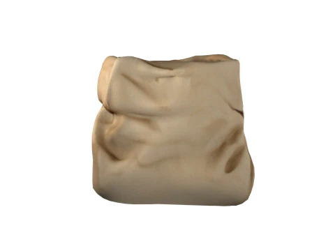 Bakery paper bag 3D Model