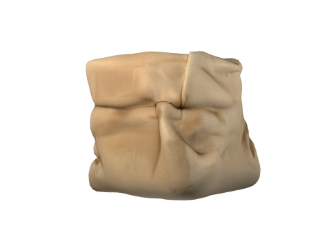 Bakery paper bag 3D 模型