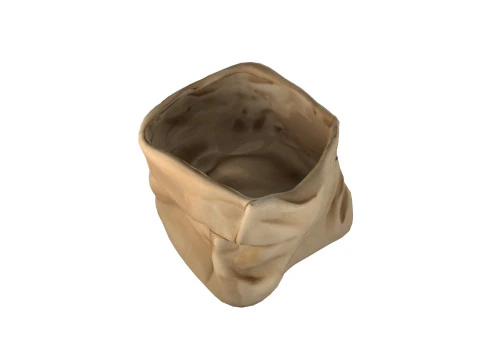 Bakery paper bag 3D Model