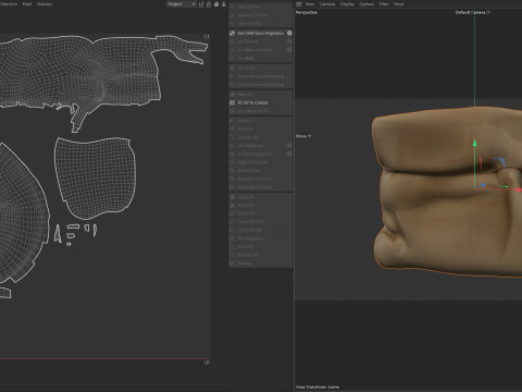 Bakery paper bag 3D 模型