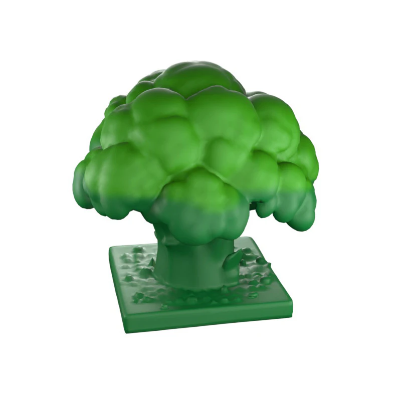 Cartoon Broccoli 2 3D Model .c4d .max .obj .3ds .fbx .stl .blend 
