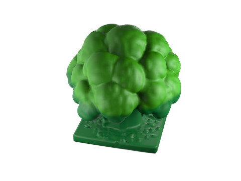 Cartoon Broccoli 2 3D Model