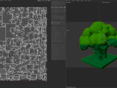 Cartoon Broccoli 2 3D Model
