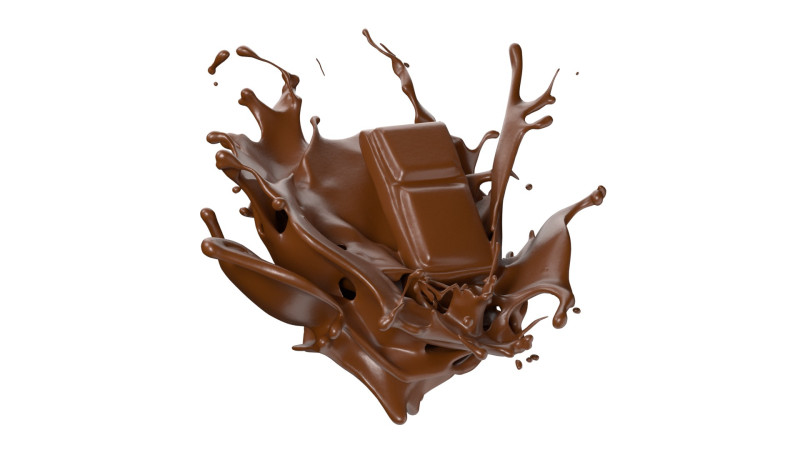 Chocolate Splash v1 Model 3D .c4d .max .obj .3ds .fbx .stl .blend