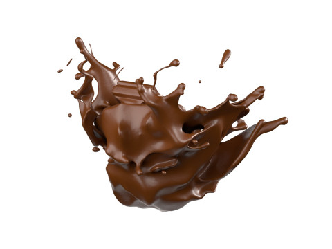 Chocolate Splash v1 Model 3D