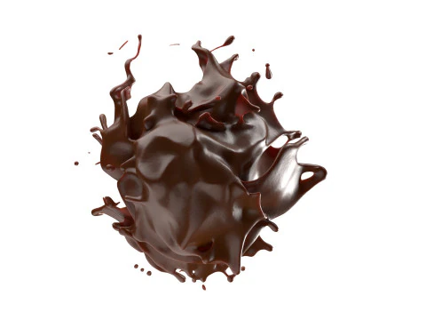 Cioccolato Splash v1 Modello 3D