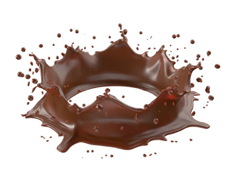 Шоколадный всплеск v2 3D Модель