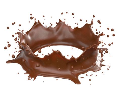 Chocolate Splash v2 Modelo 3D