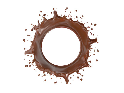 Chocolate Splash v2 Modelo 3D