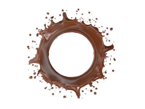 Chocolate Splash v2 3D Model