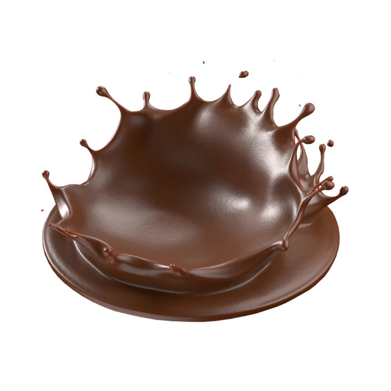 Chocolate Splash v3 3D Model .c4d .max .obj .3ds .fbx .stl .blend 
