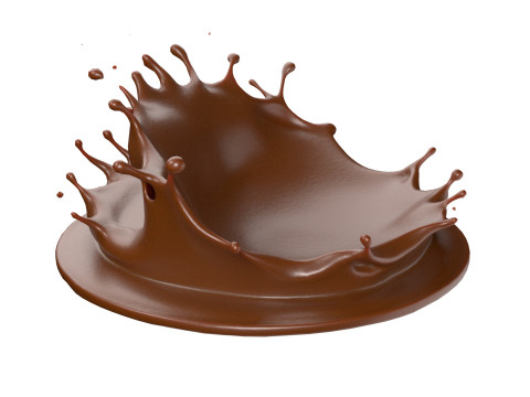 Chocolate Splash v3 3D Model