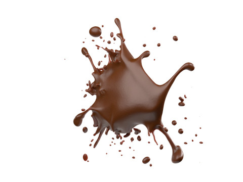 Chocolate Splash v4 3D Model