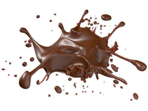Chocolate Splash v4 3D Model