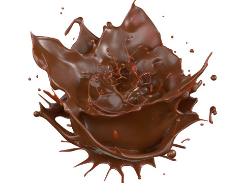 Chocolate Splash v5 3D Модель