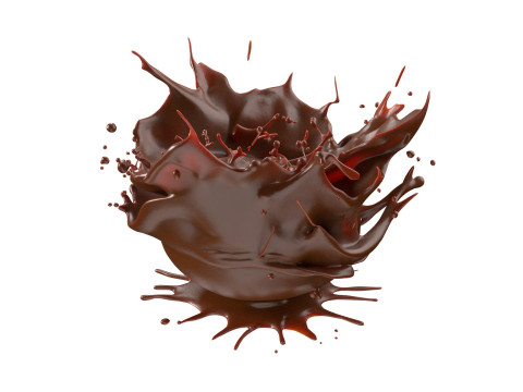 Chocolate Splash v5 Modèle 3D