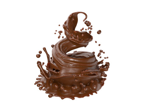 Chocolate Splash v6 3D मॉडल