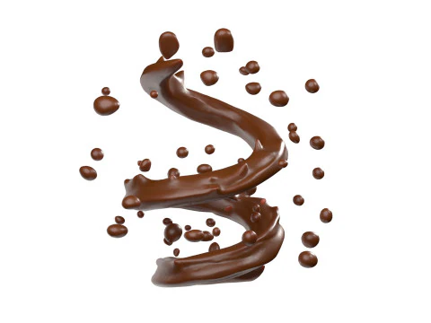 Chocolate Splash v7 3D Model