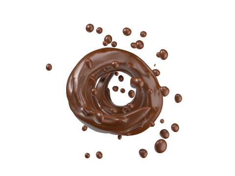 Chocolate Splash v7 3D Model