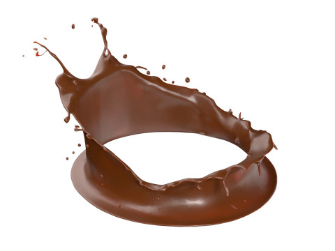 Chocolate Splash v8 3D Модель