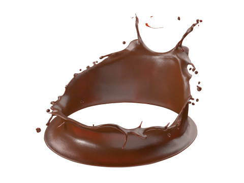 Chocolate Splash v8 Modelo 3D