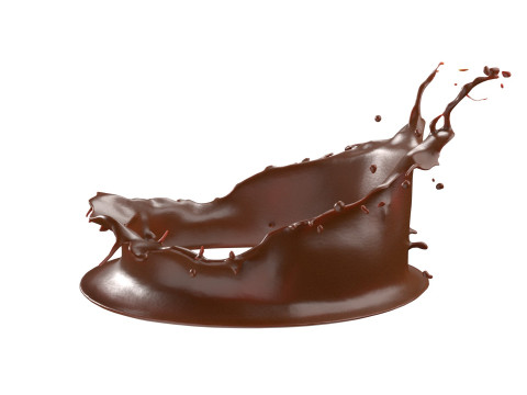 Chocolate Splash v8 Modelo 3D