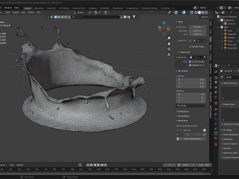 Respingo de chocolate v8 Modelo 3D