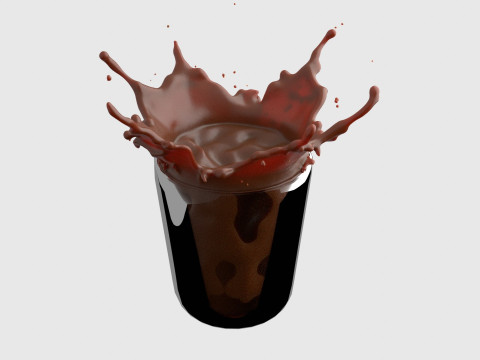 Chocolate Splash v9 3Dモデル