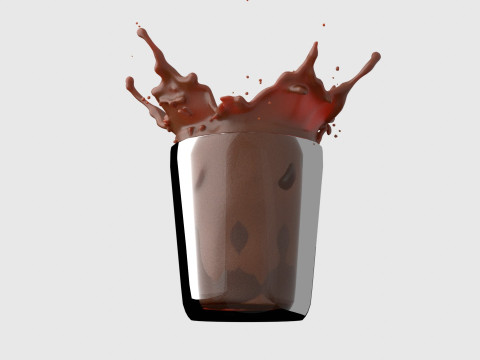Chocolate Splash v9 3Dモデル