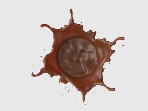 Chocolate Splash v9 3Dモデル