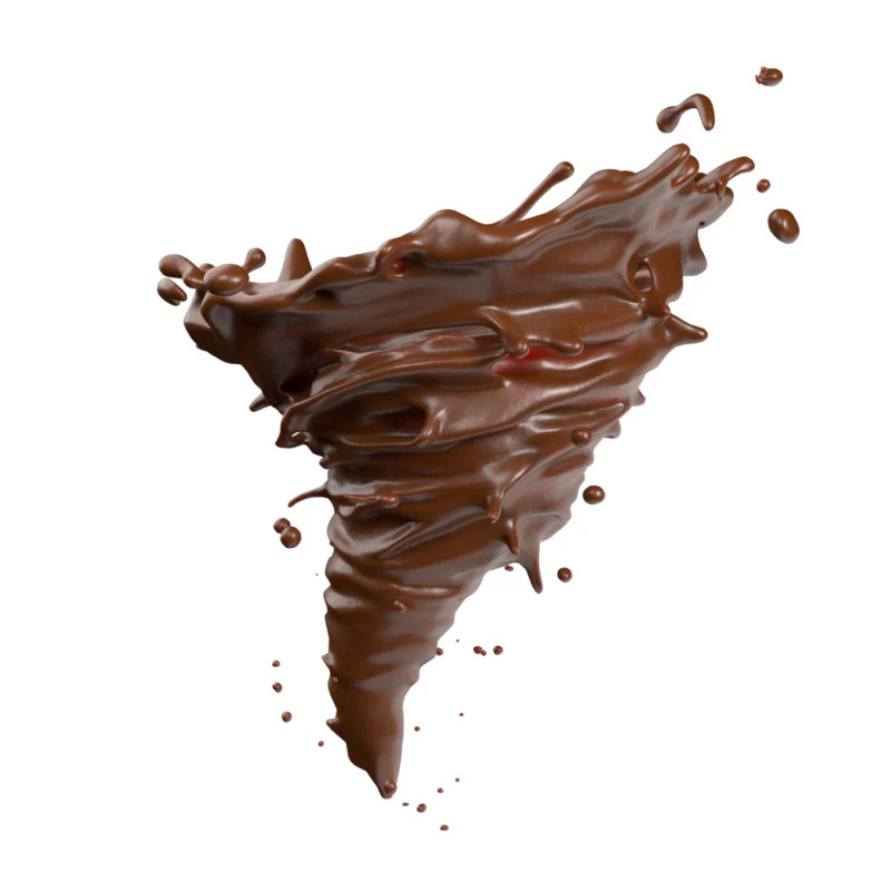 Chocolate Splash v10 3D Model .c4d .max .obj .3ds .fbx .stl .blend 