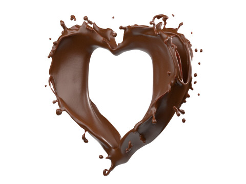Chocolate Splash v11 3D Model