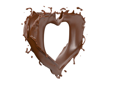 Chocolate Splash v11 3D Model