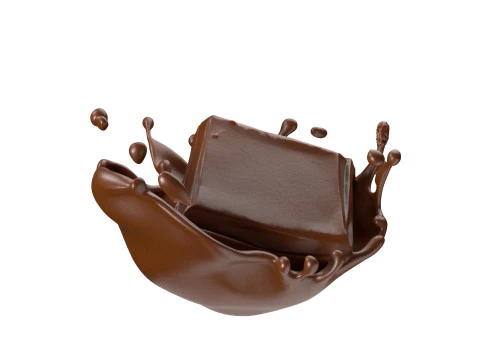 Chocolate Splash v12 3D Model