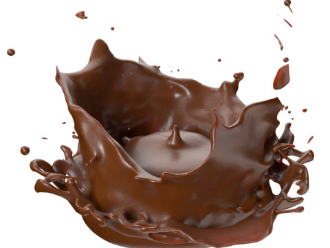 Chocolate Splash v13 3D Модель