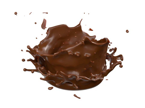 Chocolate Splash v13 3D Model