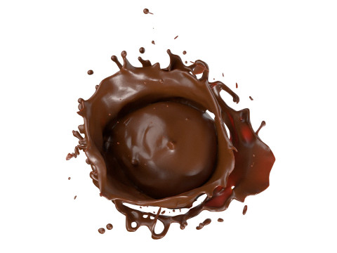 Chocolate Splash v13 3D 모델