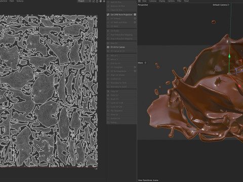 Chocolate Splash v13 3D 모델