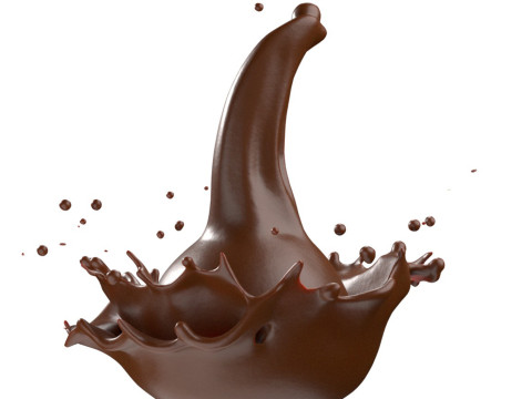 Chocolate Splash v14 3D Модель