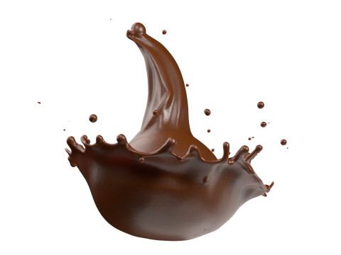 Chocolate Splash v14 Modelo 3D