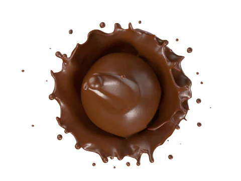 Chocolate Splash v14 3D Model
