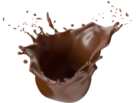 Chocolate Splash v15 3D Модель