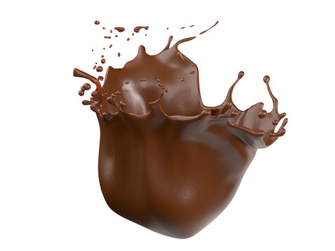 Chocolate Splash v15 3D Модель